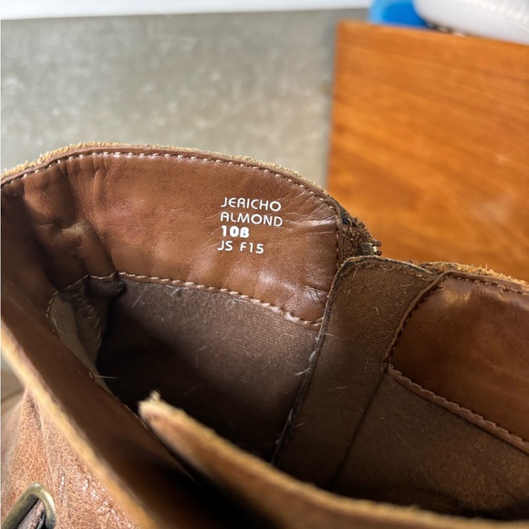 Earth Jericho Almond Brown Leather Boots Womens Size 10B Y2K Super Cool - Picture 11 of 13